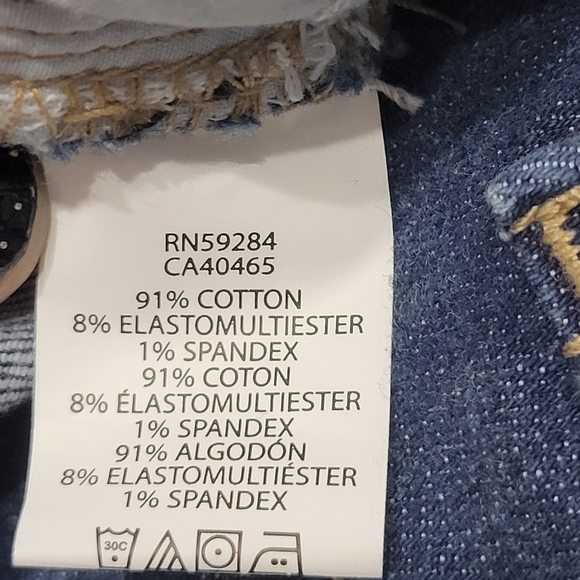 The Children's Place Jeans Straight Button fly  Size 16 blue - Picture 4 of 12